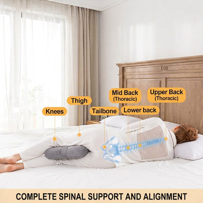 Knee Pillow for Side Sleepers | Hip & Back Pain Relief